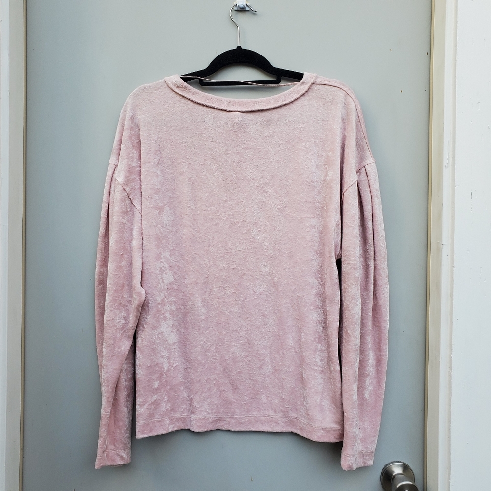 Free People Pink Milan Pullover Layering Top - Picture 6 of 8